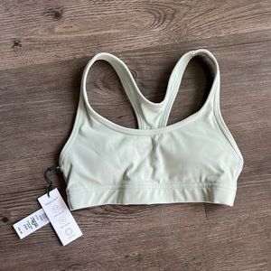 Aritzia XXS TNASLICK™ CLIMB SPORTS BRA - Silver Sage Green (NWT)